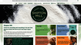 What Shipton-mill.com website looked like in 2020 (3 years ago)