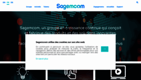 What Sagemcom.com website looked like in 2020 (3 years ago)