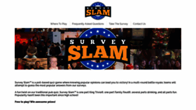 What Surveyslam.com website looked like in 2020 (3 years ago)