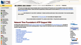 What Support.ntp.org website looked like in 2020 (3 years ago)