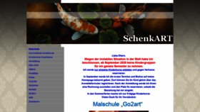 What Schenkart.at website looked like in 2020 (3 years ago)