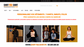 What Shirt-tee-shirt.fr website looked like in 2020 (3 years ago)