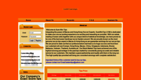 What Surewintips.com website looked like in 2020 (3 years ago)