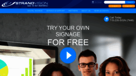 What Strandvision.com website looked like in 2020 (3 years ago)