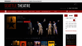 What Seattle-theatre.com website looked like in 2020 (3 years ago)
