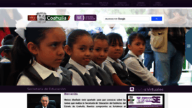 What Seducoahuila.gob.mx website looked like in 2020 (3 years ago)