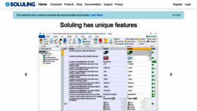 What Soluling.com website looked like in 2020 (3 years ago)