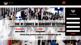 What Shooterdetectionsystems.com website looked like in 2020 (3 years ago)