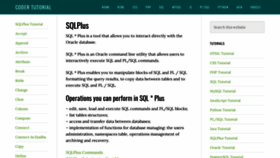 What Sql-plus.com website looked like in 2020 (3 years ago)