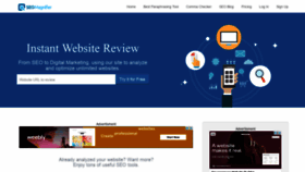 What Seomagnifier.com website looked like in 2020 (4 years ago)