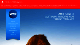 What Samex.com.au website looked like in 2020 (3 years ago)