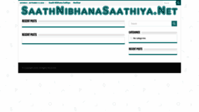 What Saathnibhanasaathiya.net website looked like in 2020 (3 years ago)