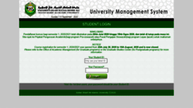What Siswa-ums.unissa.edu.bn website looked like in 2020 (3 years ago)