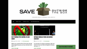 What Saveoutsidethebox.com website looked like in 2020 (3 years ago)
