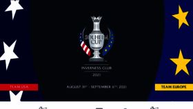 What Solheimcup.com website looked like in 2020 (3 years ago)