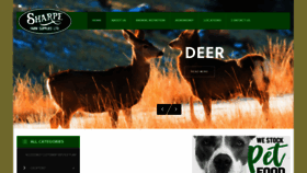 What Sharpefarmsupplies.com website looked like in 2020 (4 years ago)