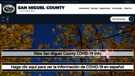 What Sanmiguelcountyco.gov website looked like in 2020 (3 years ago)