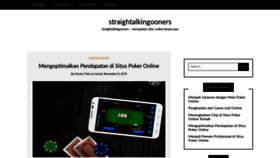 What Straightalkingooners.com website looked like in 2020 (3 years ago)