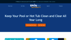 What Swimuniversity.com website looked like in 2020 (3 years ago)