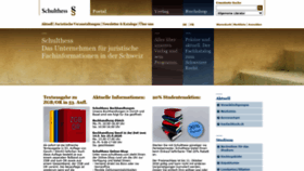What Schulthess.com website looked like in 2020 (4 years ago)