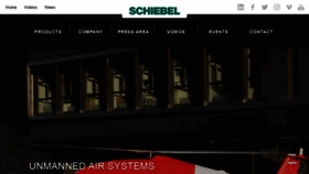What Schiebel.net website looked like in 2020 (3 years ago)