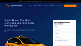 What Spotnrides.com website looked like in 2020 (3 years ago)