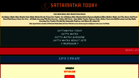 What Sattamatka.today website looked like in 2020 (3 years ago)