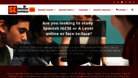 What Spanishexpress.co.uk website looked like in 2020 (3 years ago)