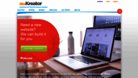 What Sitekreator.com website looked like in 2020 (3 years ago)