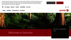 What Symrise.com website looked like in 2020 (3 years ago)