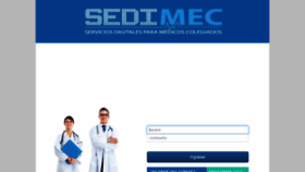 What Sedimec-med.dictamenmedico.com website looked like in 2020 (3 years ago)