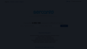 What Sercanto.it website looked like in 2020 (3 years ago)