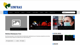 What Sinfras.com website looked like in 2020 (3 years ago)