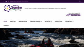 What Sumiretours.com website looked like in 2020 (3 years ago)