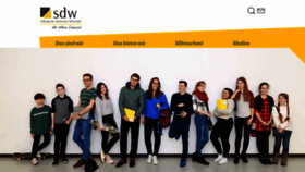 What Sdw.org website looked like in 2020 (4 years ago)