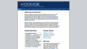 What Skoom.de website looked like in 2020 (3 years ago)