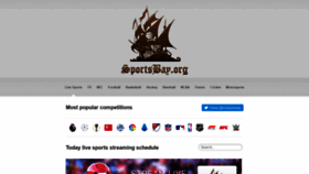 What Sportsbay.org website looked like in 2020 (3 years ago)