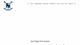 What Sandiegopolo.com website looked like in 2020 (3 years ago)