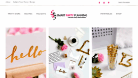 What Smartpartyplanning.com website looked like in 2020 (3 years ago)