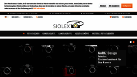 What Siolex.de website looked like in 2020 (3 years ago)