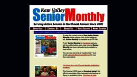 What Seniormonthly.net website looked like in 2020 (3 years ago)