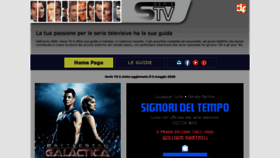 What Serietv.net website looked like in 2020 (3 years ago)