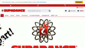 What Supadance.de website looked like in 2020 (3 years ago)