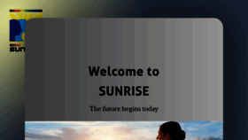 What Sunrisepage.com website looked like in 2020 (3 years ago)