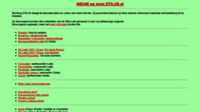 What Stilus.nl website looked like in 2020 (3 years ago)
