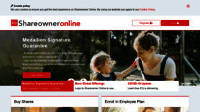 What Shareowneronline.com website looked like in 2020 (3 years ago)