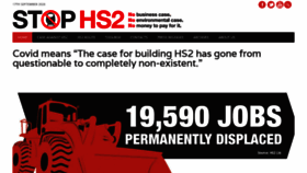 What Stophs2.org website looked like in 2020 (3 years ago)