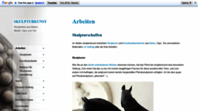 What Skulpturkunst.ch website looked like in 2020 (3 years ago)