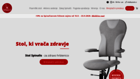 What Spinalis.net website looked like in 2020 (3 years ago)