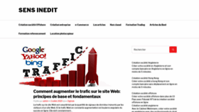 What Sensinedit.fr website looked like in 2020 (3 years ago)